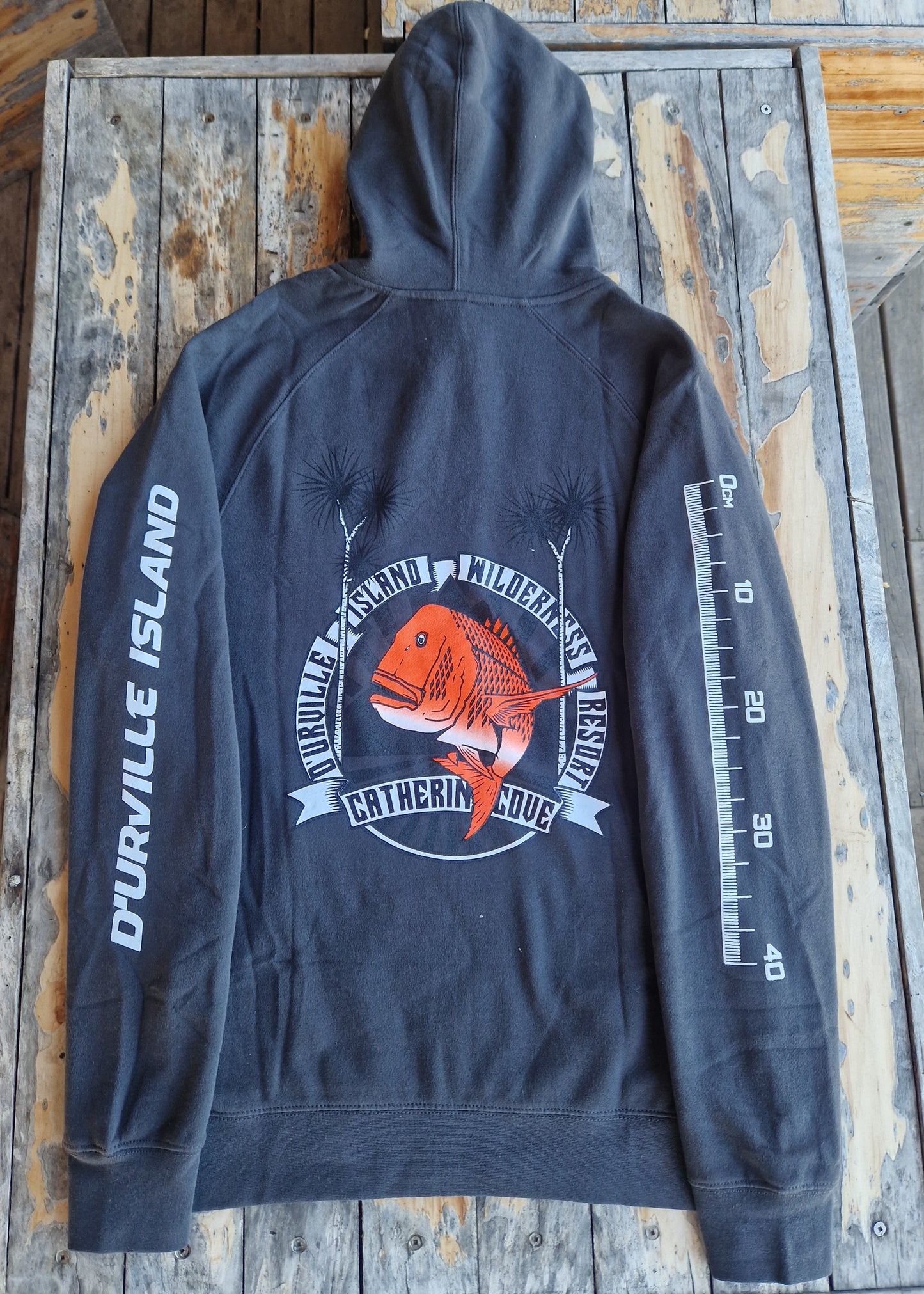 Grey Snapper Hoodie