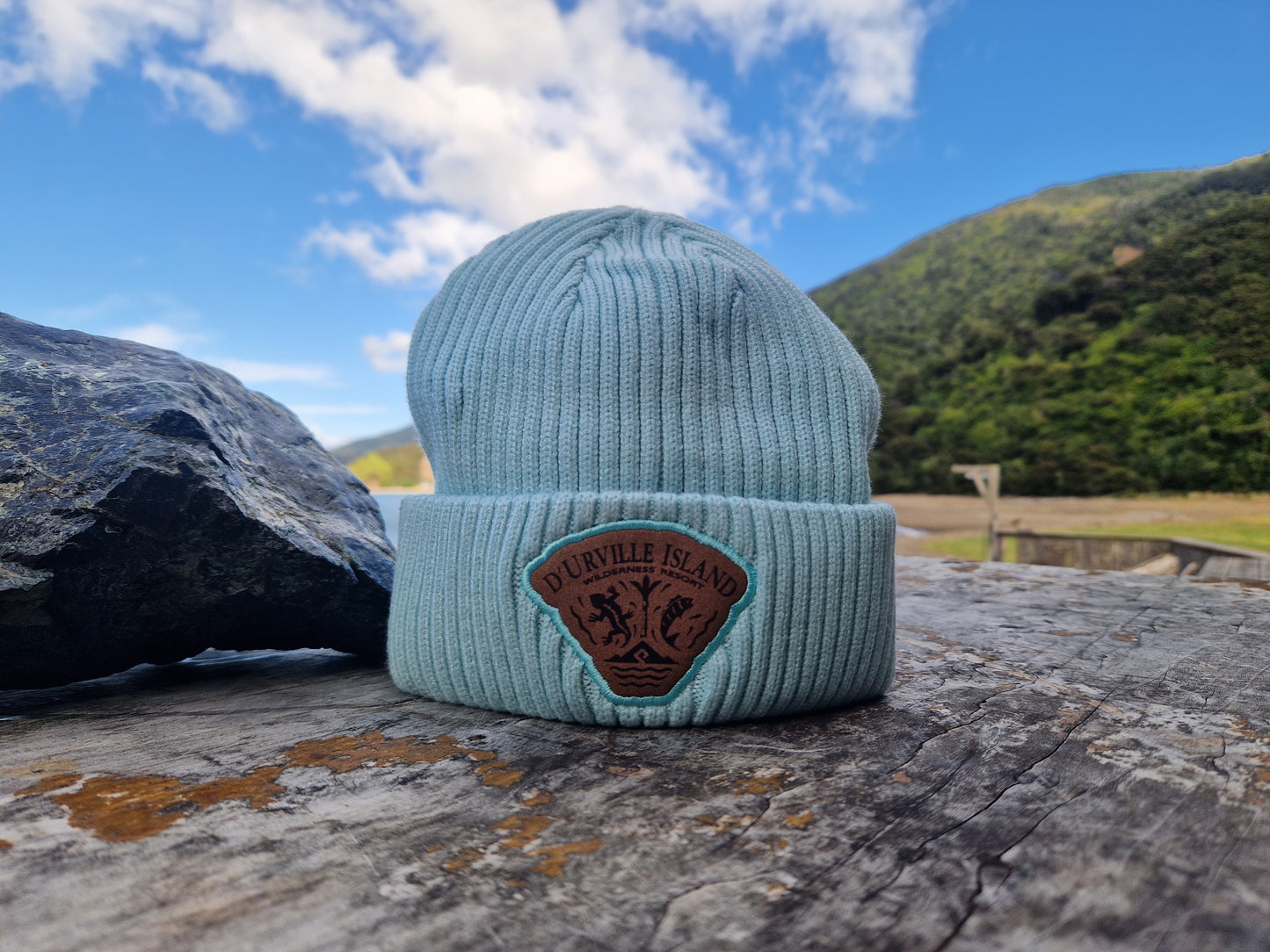 Fishermans Beanie Mint Blue