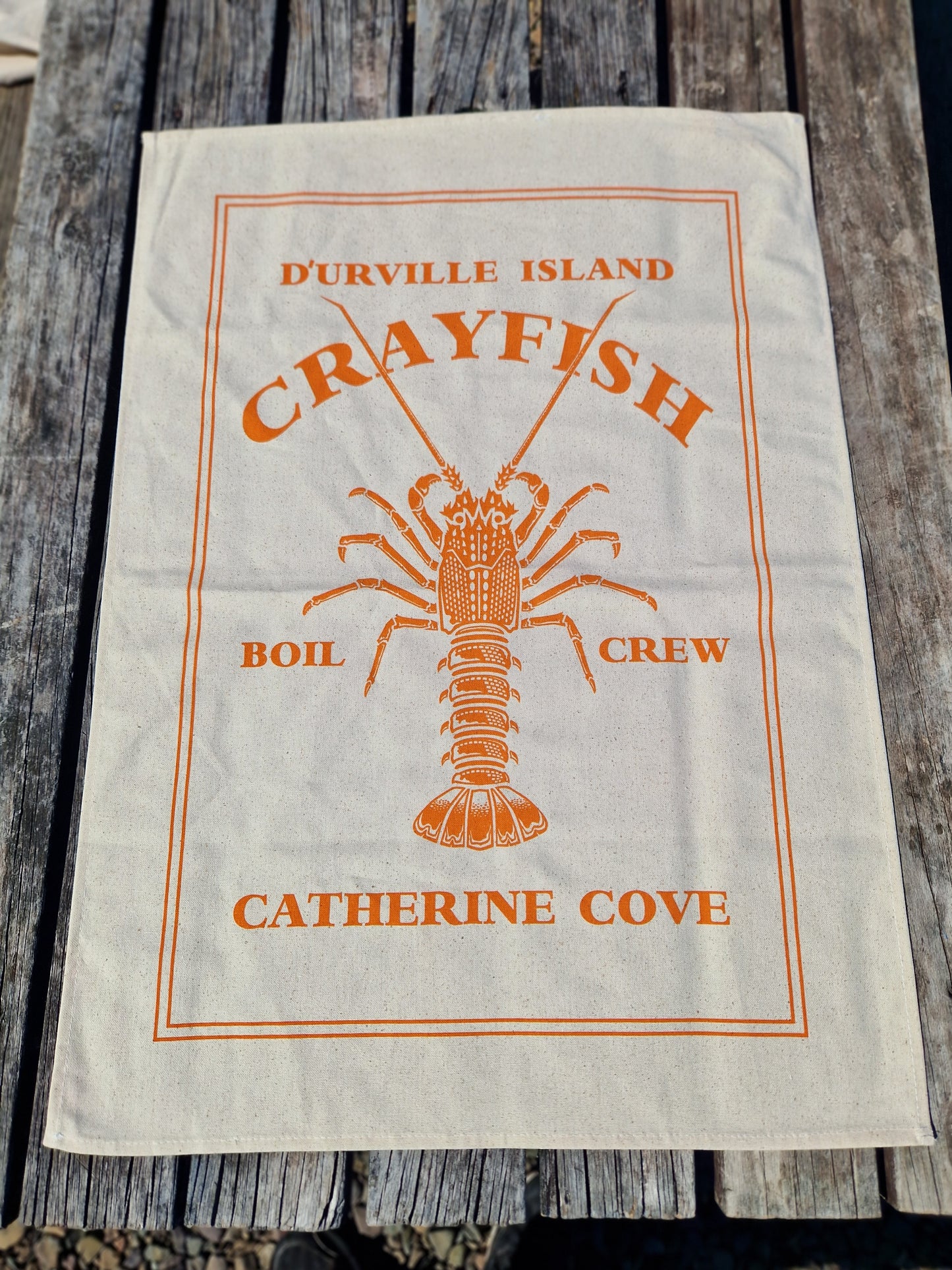 Crayfish Boil Crew Tea Towel