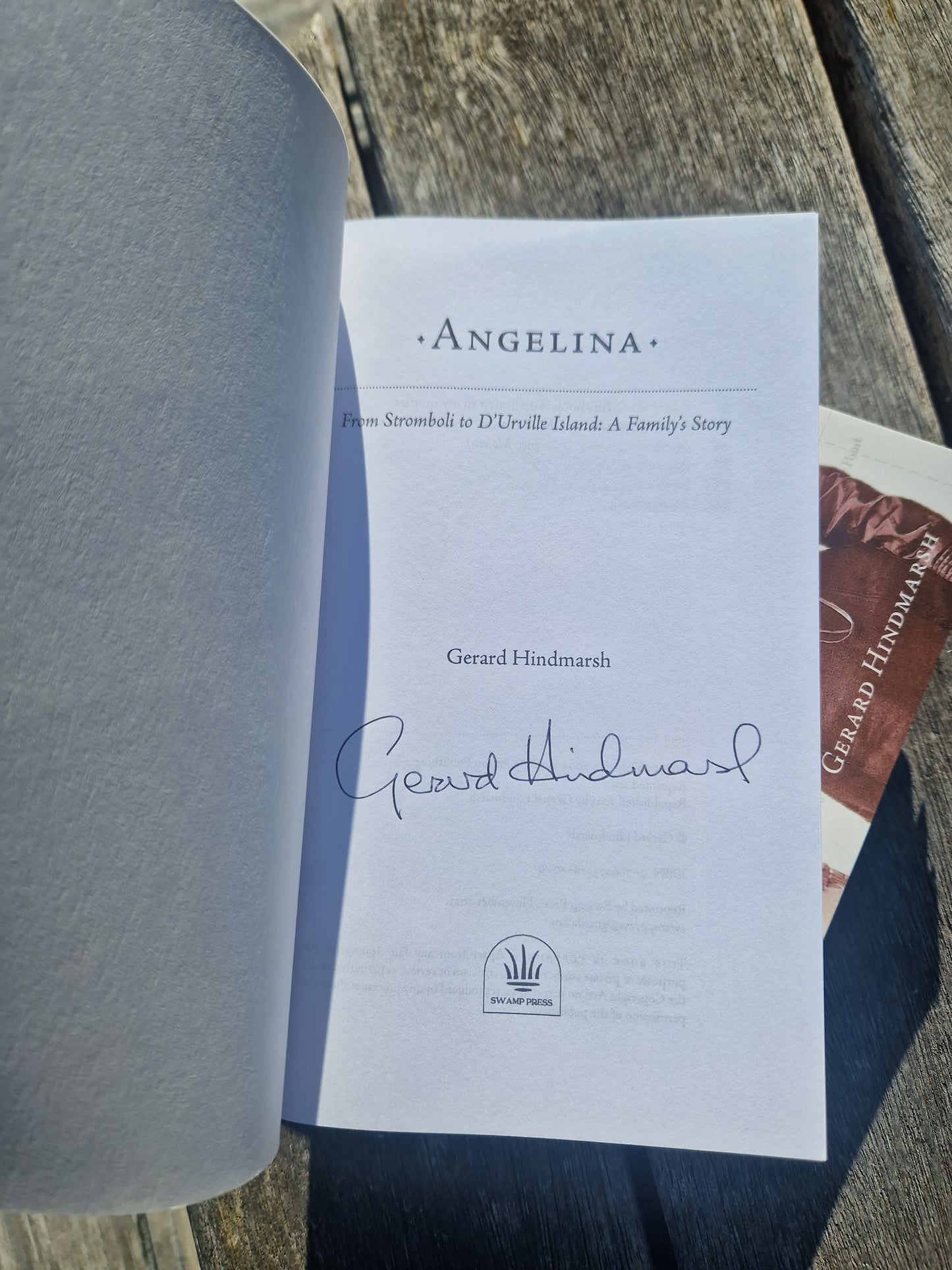 Angelina book signed copy